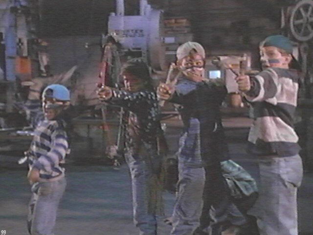 The Brave Jo assited by the 3 ninjas